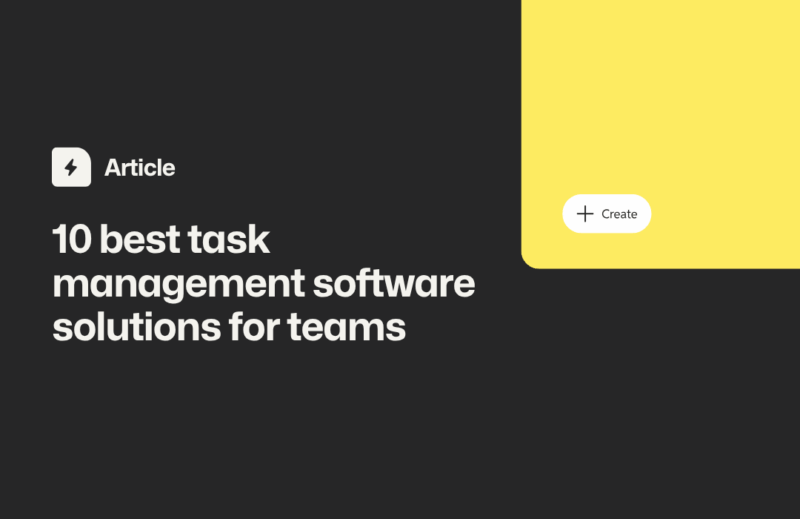 10 Best Task Management Software Solutions for Teams