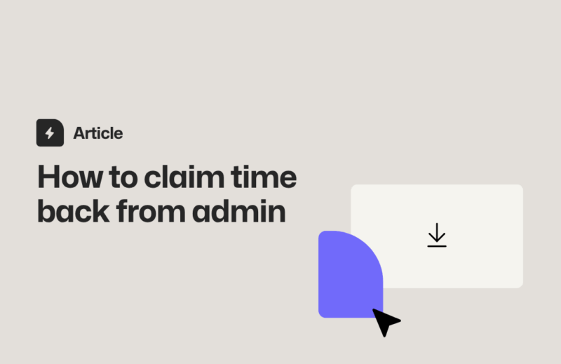 How to Claim Time Back From Admin