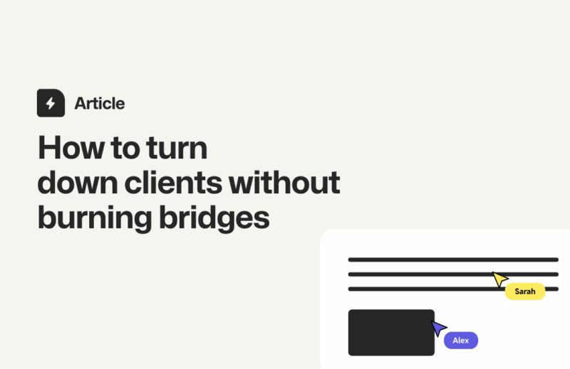 How to Turn Down Clients