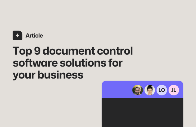 Top 9 Document Control Software Solutions for Your Business