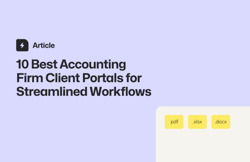 Article on accounting firm client portals