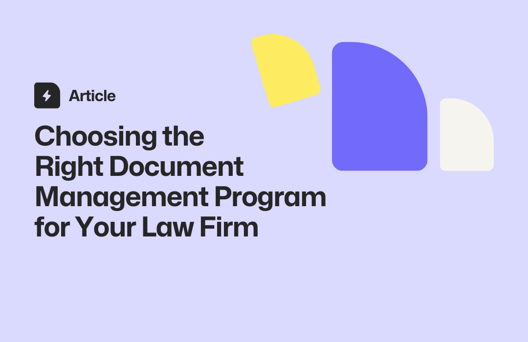 Best Document Management Software for Law Firms | SuiteFiles