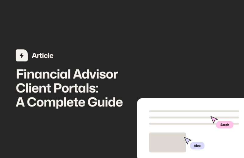 Guide to financial advisor client portals