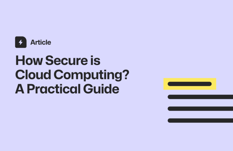 Guide on cloud computing security