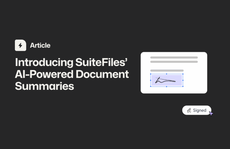 AI document summaries feature announcement