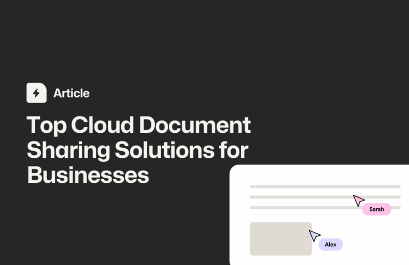 Article on cloud document sharing solutions