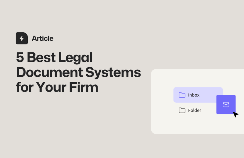 Article about legal document systems