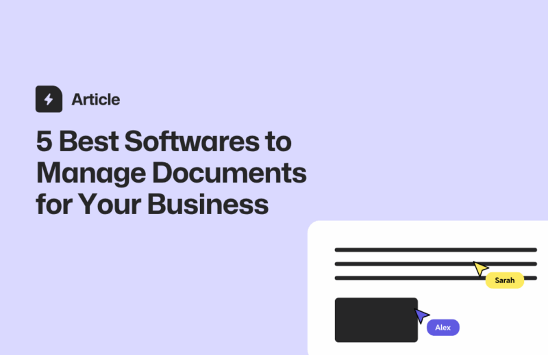 Article about document management software
