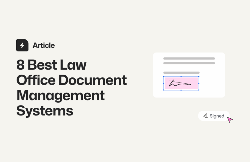 Article about document management systems