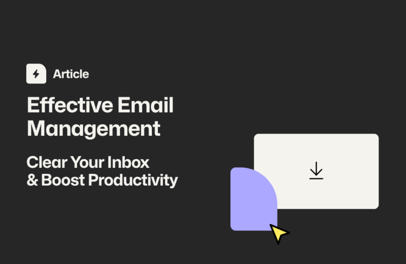 Email management tips for productivity