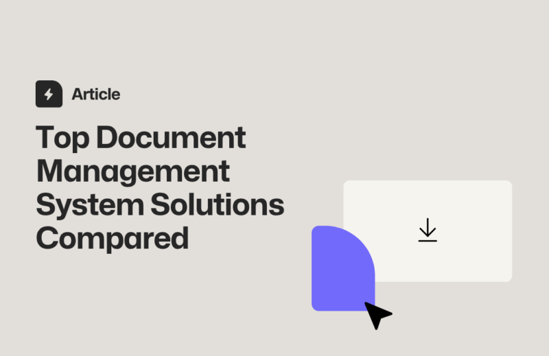 Comparison of document management systems