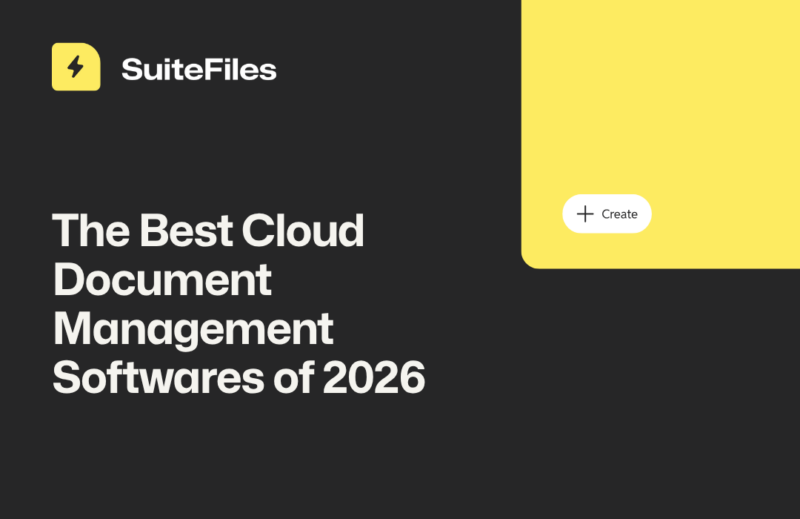 Cloud document management.